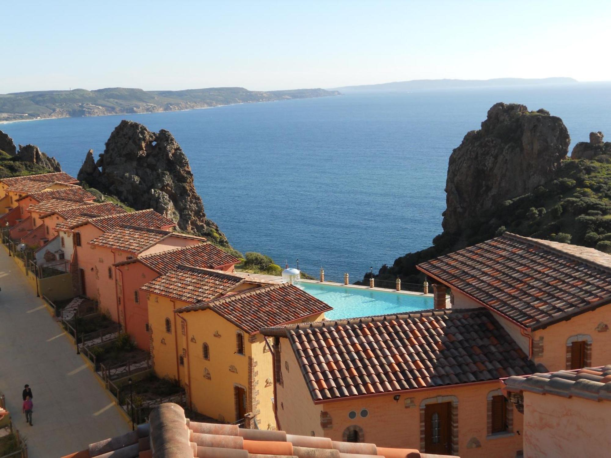 Villa Tramonti Sul Mare Nebida Eksteriør billede